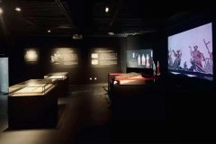 光子晶体用科技再现曹操墓【七女复仇】影像与【子游碑】书法展