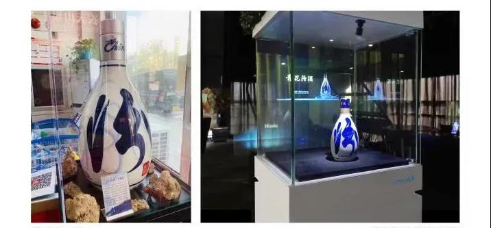 传统展柜与光子AR展柜效果对比